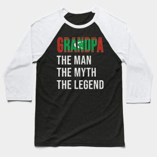Grand Father Maldivian Grandpa The Man The Myth The Legend - Gift for Maldivian Dad With Roots From  Maldives Baseball T-Shirt